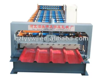 Certificated roofing building material machine