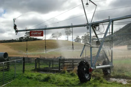 farm irrigation system of center pivot