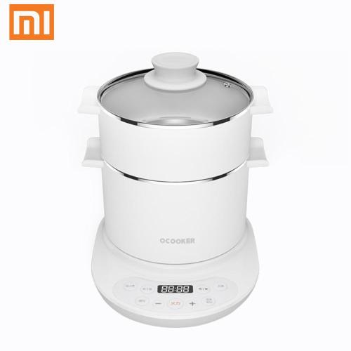 Xiaomi Mijia QCOOKER Electric Cooker 220V 400mL Kettle Multifunction Hot Pot Grill Plate with Steamer Egg Boiler for 1-2 people