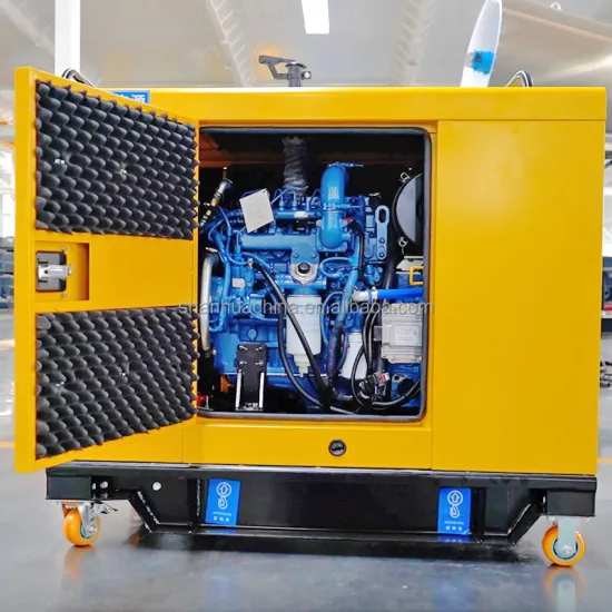 The 20KW silent diesel generator comes with a mobile four-wheel low noise generator