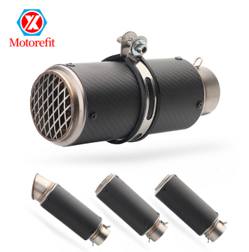 60mm Carbon Fiber Motorcycle Exhaust Muffler with DB Killer