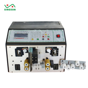 Multicore Scrap cable wire stripping cut crimp machine