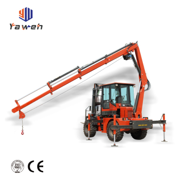 4 Wheel Hydraulic Drive Front Wheel Loader with Electric Telescope Luxury Cabin by YUNNEI Engine