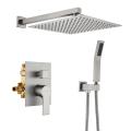 Shamanda Brass Smossed Nickel Shower zestaw do domu