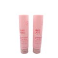 120 ml de tube de crème à main en plastique rose mat