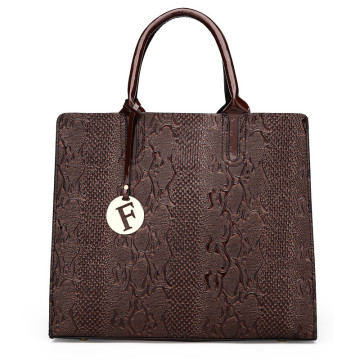 Classic Stylish Crocodile Texture Ladies Leather Hand Bag