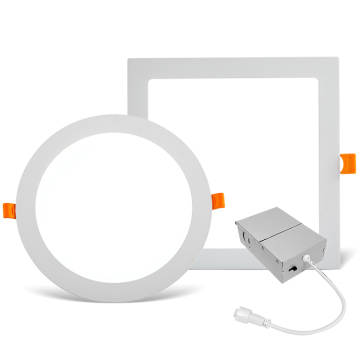 Feux du panneau LED direct d'usine: Round et Square, 3W à 24W
