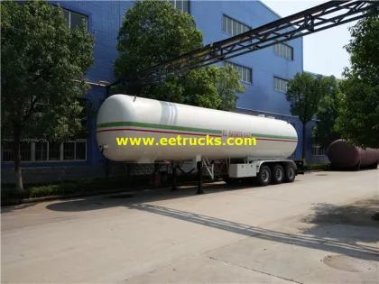 54m3 Tri-axle Propane Gas Delivery Trailers