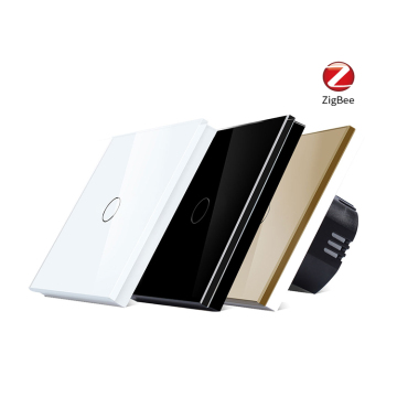 Bingoelec 1 Gang Multi-Way 600W ZigBee Smart WiFi Wall Touch Switch Compatible with Alexa and Google Home