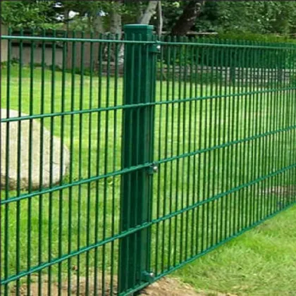 antirust powder coated welded 656 double wire fence