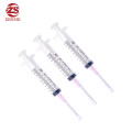 Disposable syringe luer slip hypodermic needle