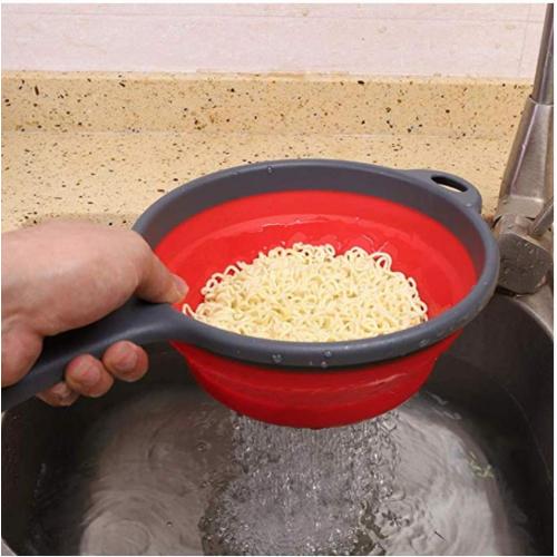 Colanderas Dobráveis ​​Dobráveis ​​de Silicone Colander