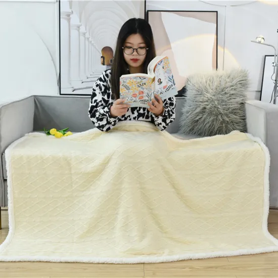 Super soft  fleece blanket manufacturer plush throw sherpa blanket Customized Color Winter blanket