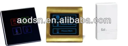 Hotel electronic doorplate/hotel doorbell switch/wired doorbell switch