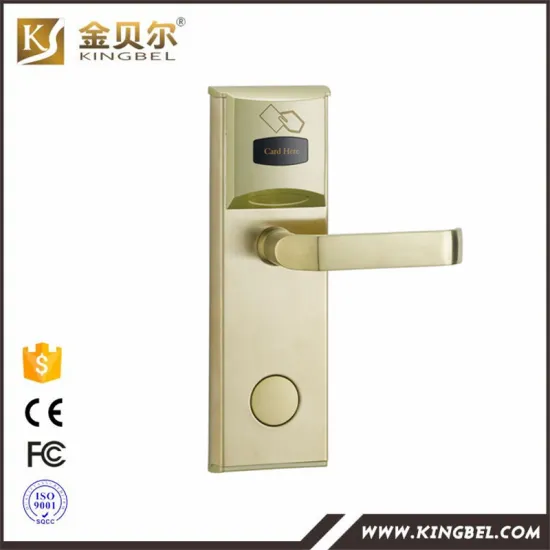 High security Stainless steel smart hotel rf card door lock