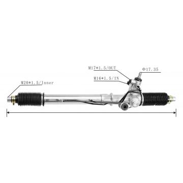 RHD power steering gear for Toyota Prado 3400