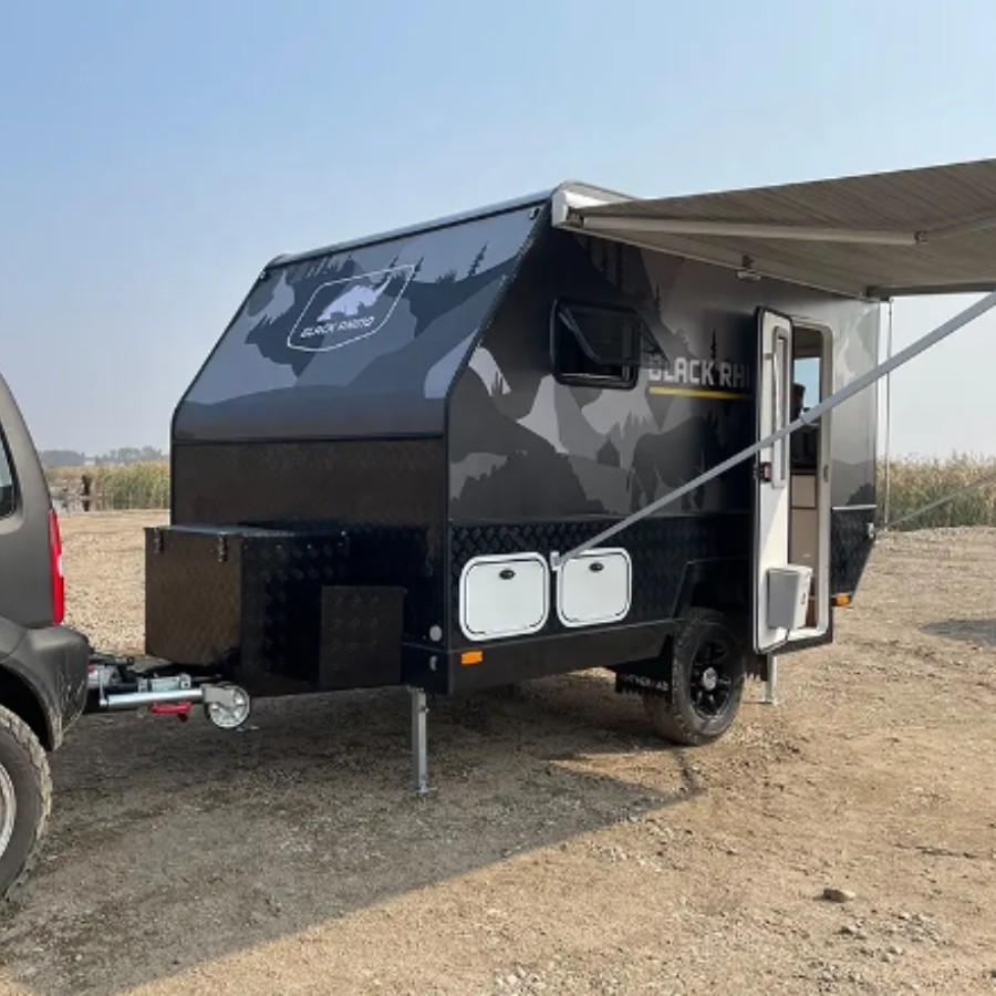 OffRoad Hauler Camper Trailer With Rack For Sale