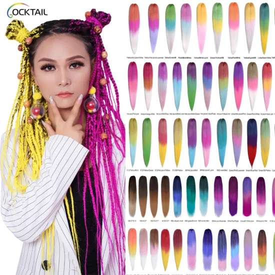 platinium new silky prelayered braiding hair extention packs pre stretched, premium pack xpression braids