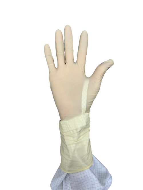 Gants en latex à usage unique en salle blanche