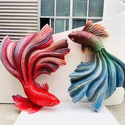 Foam Sculpture Koi Decoration