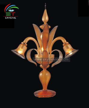 murano glass chandelier table lamp antique table light