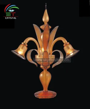 murano glass chandelier table lamp antique table light