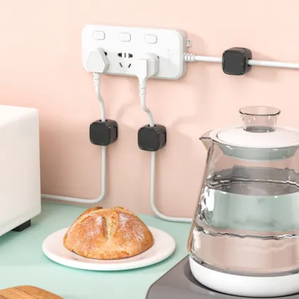 Magnetic Cable Clips for Desk Cable Management and Phone Charging