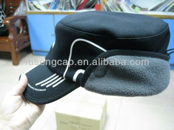 2013 fashion cotton 100% printed winter earflap cap hat/simply baseball cap hat