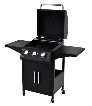 Luxury Garden Big Gas BBQ Grill Smokeless Outdoor barbecue Grill With Side Cooker Flat Top