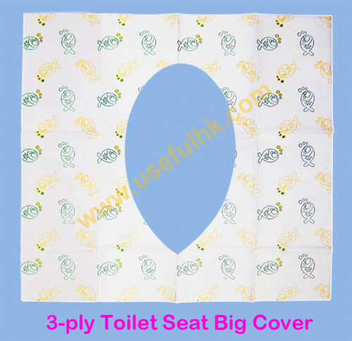 Disposable 3-Ply Big Toilet Seat Cover (B3S6)