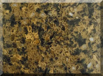 Cut to Size Polished Double Color Artificial Quartz Stone