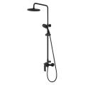 Polish Chrome Exposed Bathroom Shower Faucet Set