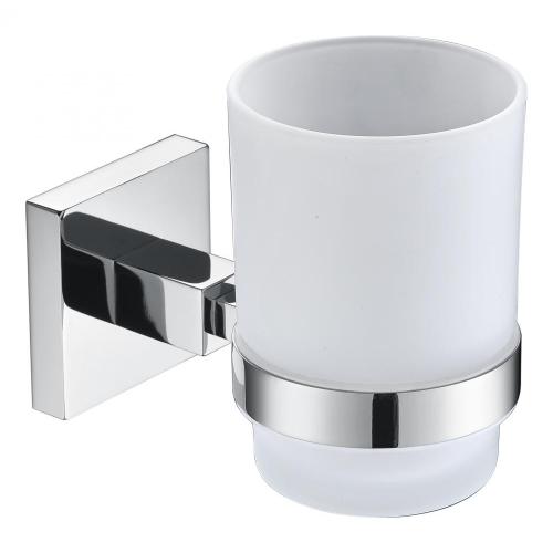 Bathroom Glass Cup Holder With Soap Dish