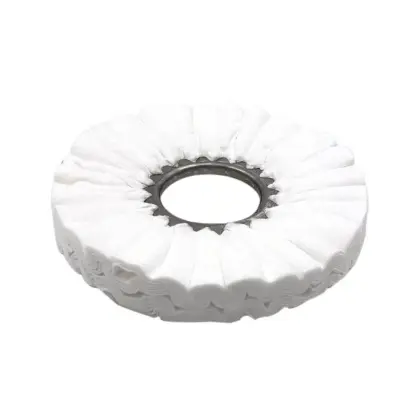 White cotton oblique cutting wind wheel