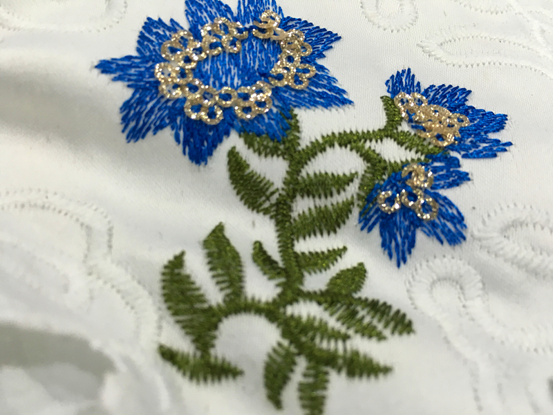 Laser Cut Embroidery Fabric