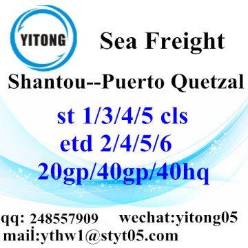 Shantou Shipping Company to Puerto Quetzal