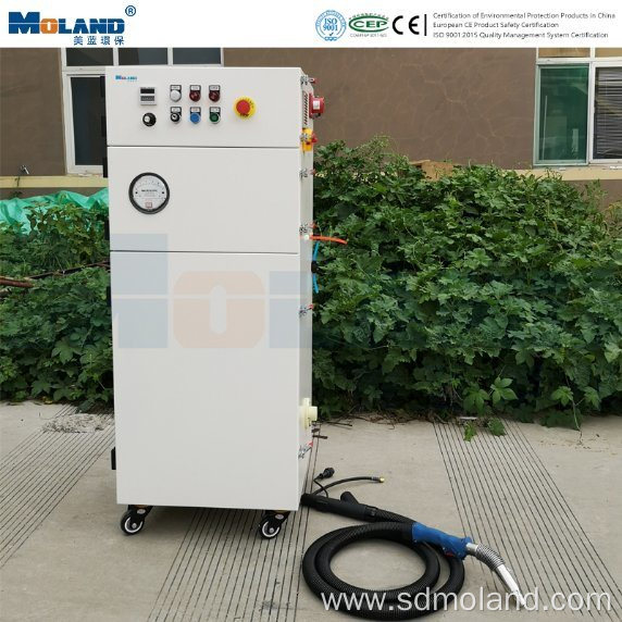 Automatic Cleaning Welding Fume Extractor with Welding Gun