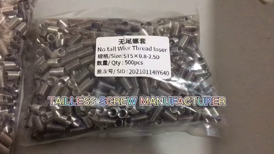 Wholesale High Quality Stainless Steel Wire Thread Inserts Fasteners Factory Direct