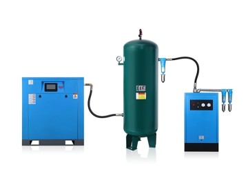 11KW 15KW Air Screw Compressor with Freeze Dryer and Gas Tank