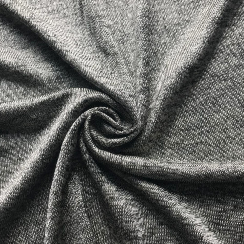 Polyester cation melange đơn jersey vải