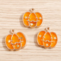 Halloween -Kürbis -Charmanhänger für DIY -Schmuck