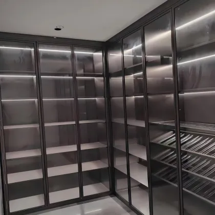 High Quality Wine Cabinet Custom Wine Display Cabinet