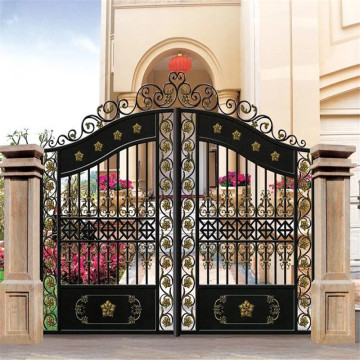 Bomei Factory Grill Design Wrought Iron Gate with Safety Features for Patio Doors