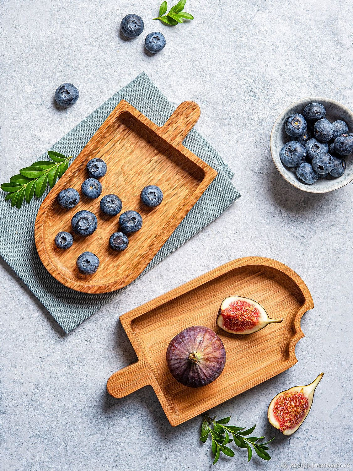 Factory Wholesale New Fashion Modern Style Cake Food Kitchen Coffee Small Wood Dinner Serving Tray