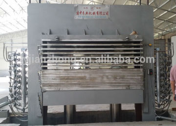 MDF hot press machine made in china