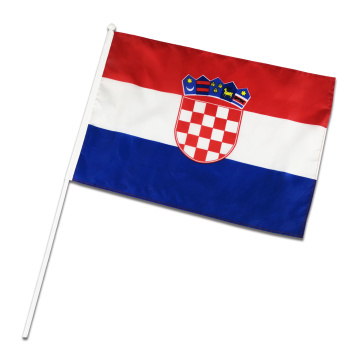 Hand Flag Croatia Table Banner Promotion Flying Flag