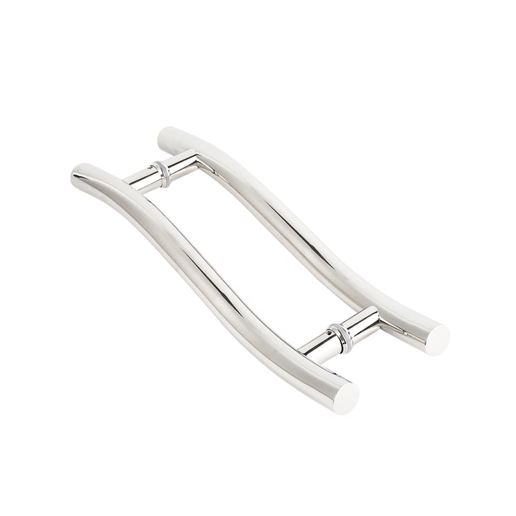 S-shaped Stainless Steel Glass Door Handle (3)
