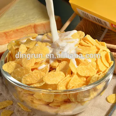 Crispy Kellogg's Nestle Cereal Corn Flakes Production Machine
