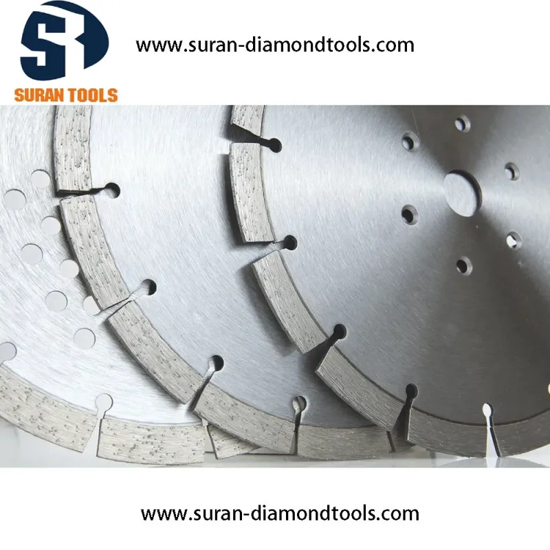 Laser-Welded Segmented Diamond Saw Blade for Cured Concrete and Hard Materials
