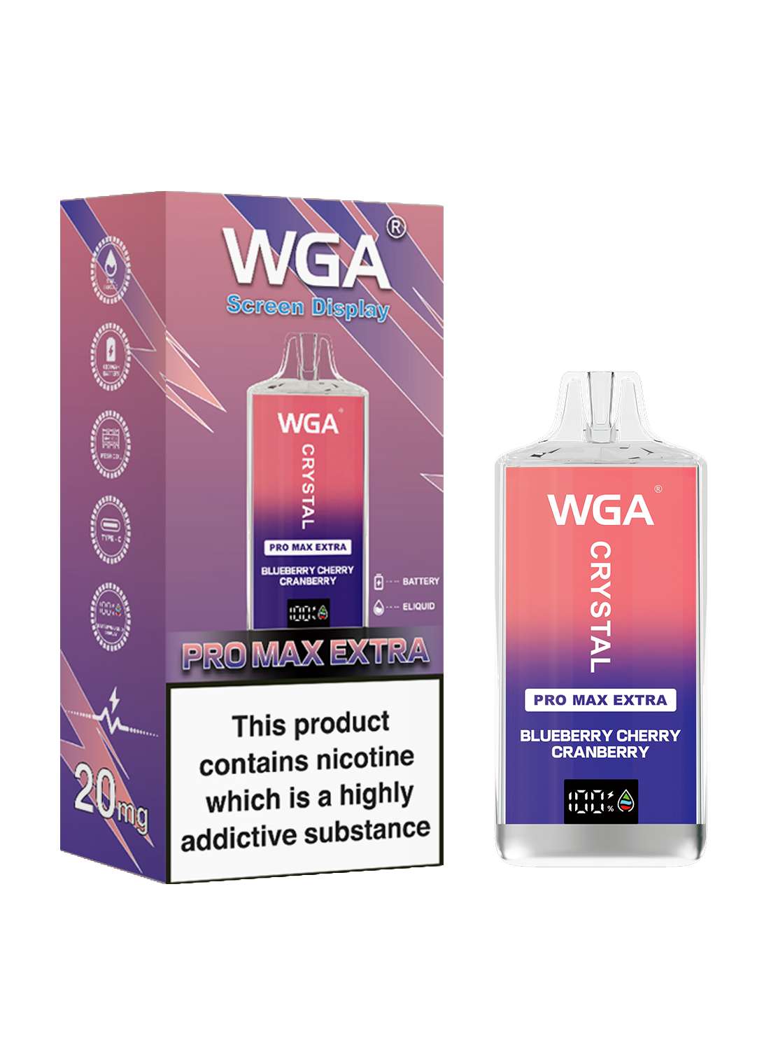 WGA Pro Max 15000 Puffs prontos para enviar